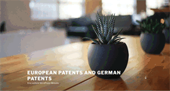 Desktop Screenshot of patent-page.com